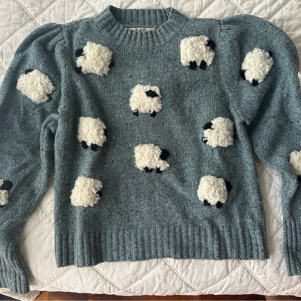 Sea New York Samira Sheep knit wool sweater- medium